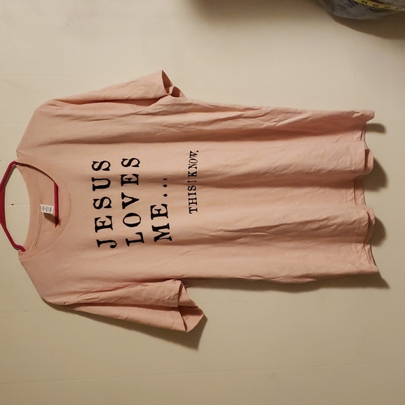 Rubbish Tops - Ruby's Rubbish Jesus Loves Me...This I Know T-shirt